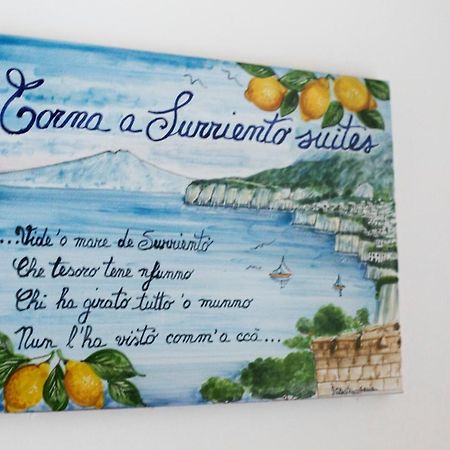 Torna A Surriento Suites Sorrento Exteriör bild